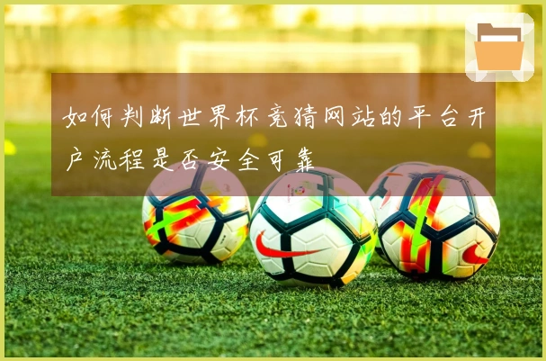 如何判断世界杯竞猜网站的平台开户流程是否安全可靠