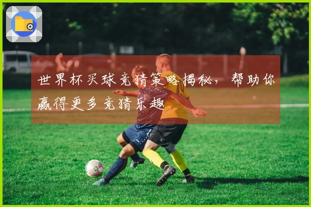 世界杯买球竞猜策略揭秘，帮助你赢得更多竞猜乐趣